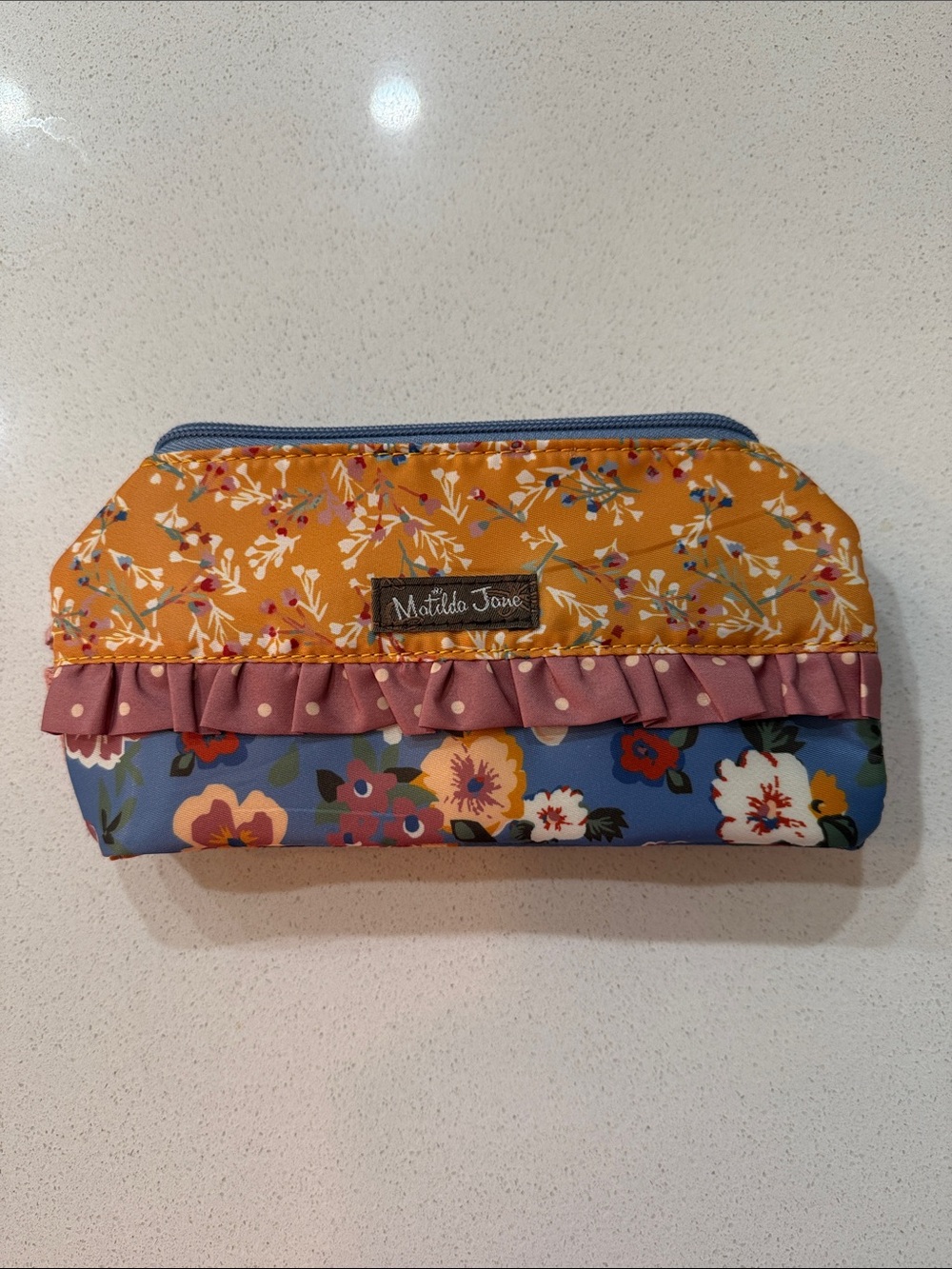 Matilda Jane Pencil or Cosmetic Case Ruffle NWT